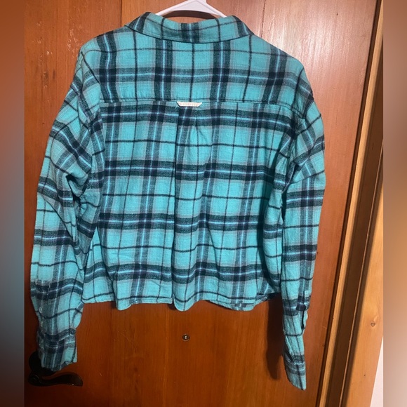 American eagle cropped flannel - Picture 2 of 3